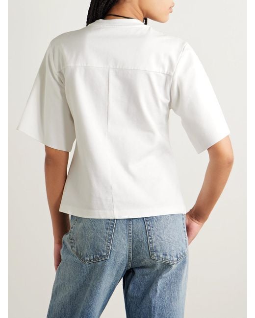 RÙADH White The Isla Organic Cotton-Jersey T-Shirt