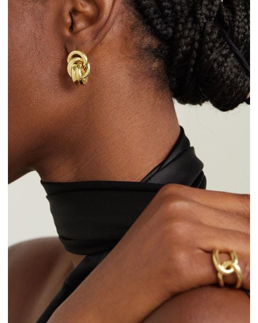 LIE STUDIO Metallic The Vera Vermeil Earrings