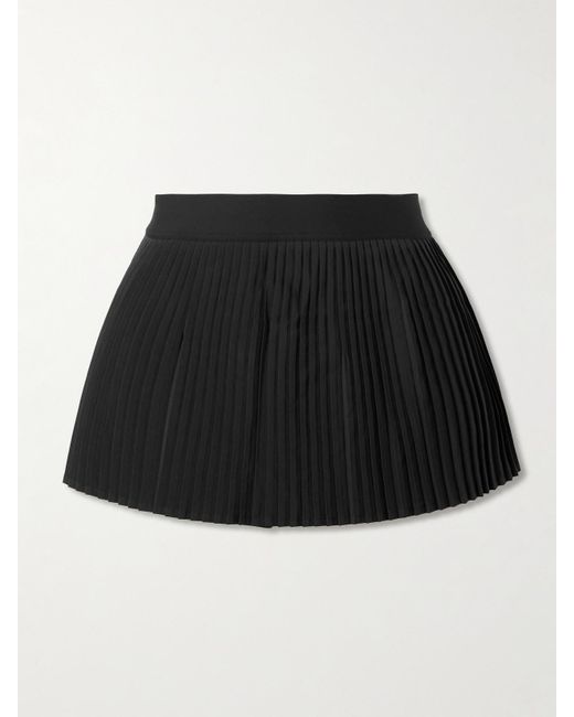 lululemon athletica Black Varsity Hoch Sitzender Tennisrock Aus Swift-Material Mit Plissee