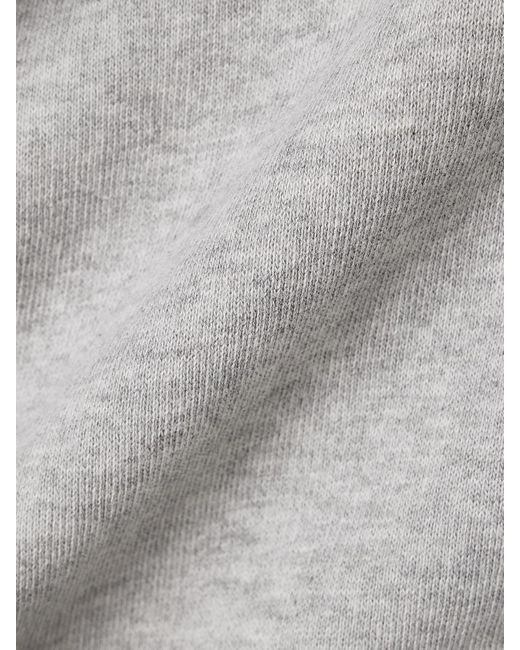 RÙADH Gray The Scott Organic Cotton-Jersey Hoodie