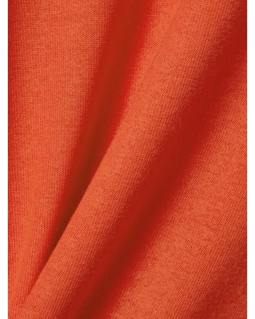 Leset Orange Lauren Stretch-Knit Maxi Skirt