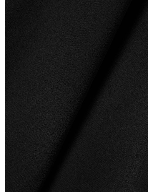 Robe Midi En Mousseline De Soie À Superposition Totême  en coloris Black
