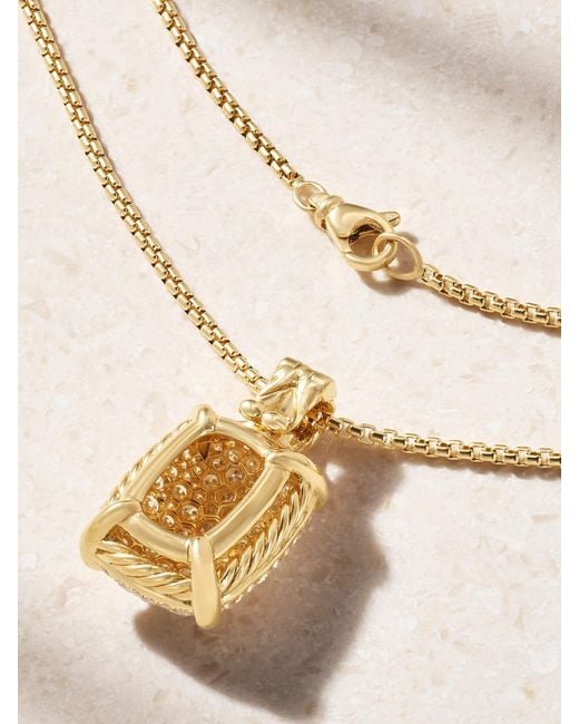 David Yurman Natural Chatelaine 18-Karat Diamond Necklace