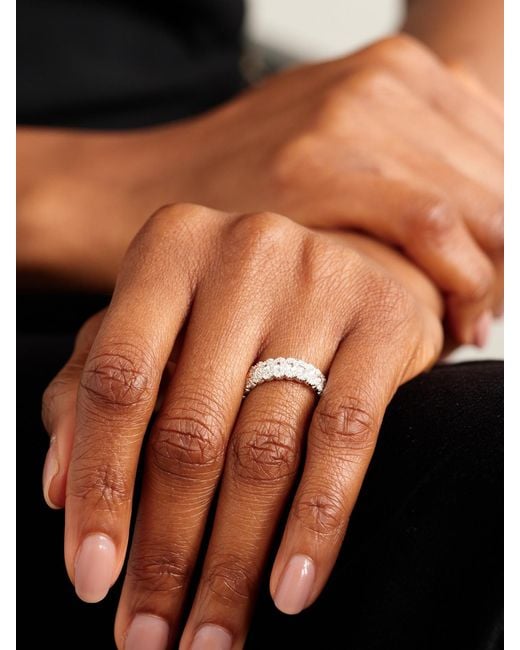 David Morris Natural 18-Karat Diamond Ring