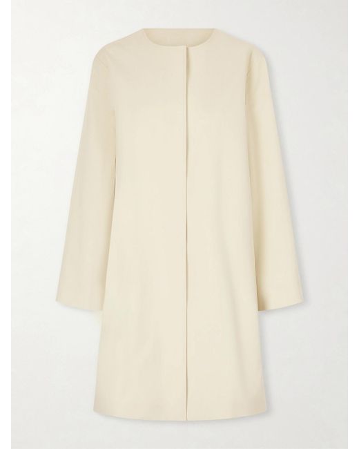 Loulou de Saison Natural Merill Cotton-Gabardine Coat