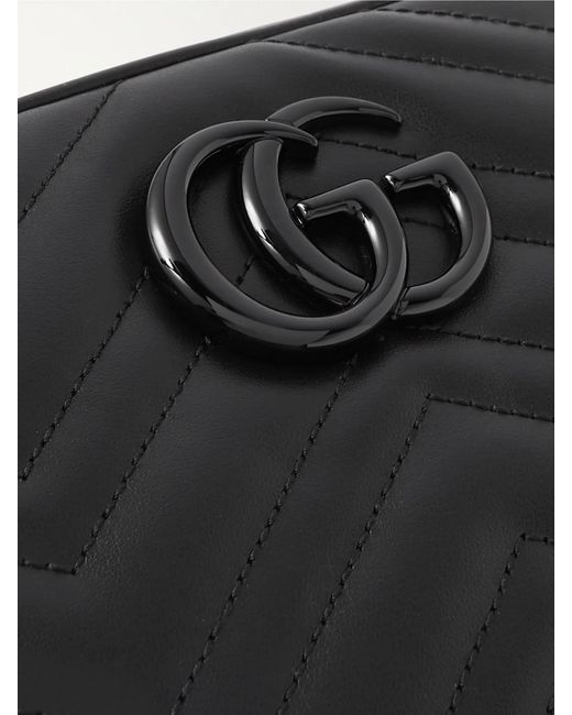 Gucci Black Schultertasche MARMONT 2