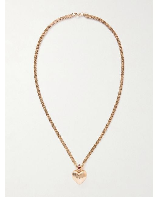 Roxanne Assoulin Natural Textured Heart-Tone Necklace