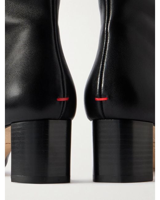 Aeyde Black Millie Leather Ankle Boots