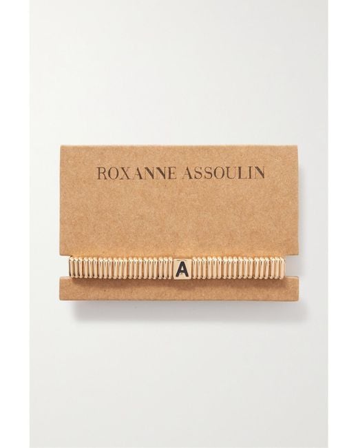 Roxanne Assoulin Natural Alphabet-Tone Bracelet