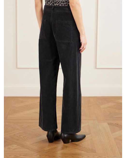 Nili Lotan Blue Megan Cotton Blend Pants