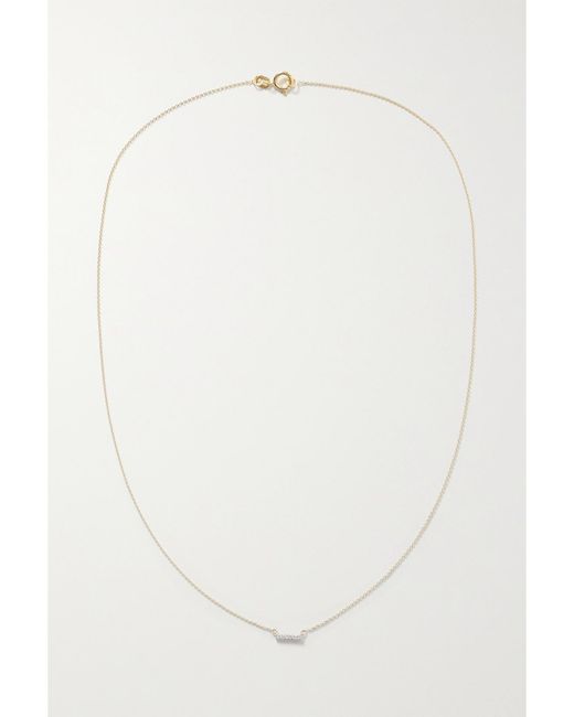 STONE AND STRAND Natural 10-Karat Diamond Necklace