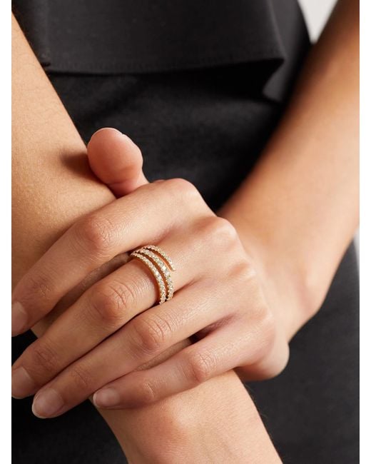 Anita Ko Natural Coil 18-Karat Diamond Ring