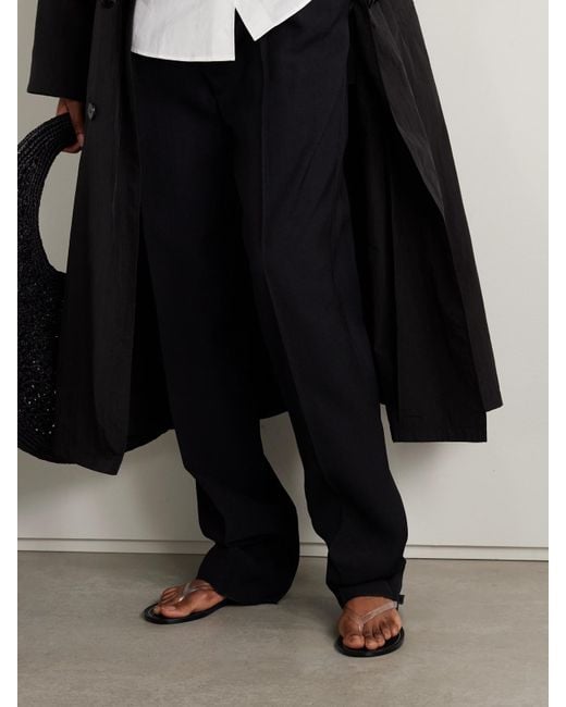 Christopher Esber Black Jo Pvc Flip Flops