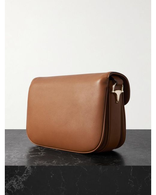 Gucci Brown Horsebit 1955 Schultertasche Aus Leder