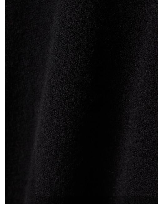 The Row Black Masini Cashmere Maxi Skirt