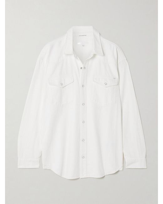 Mother White The Exes And Oh's Denim Shirt