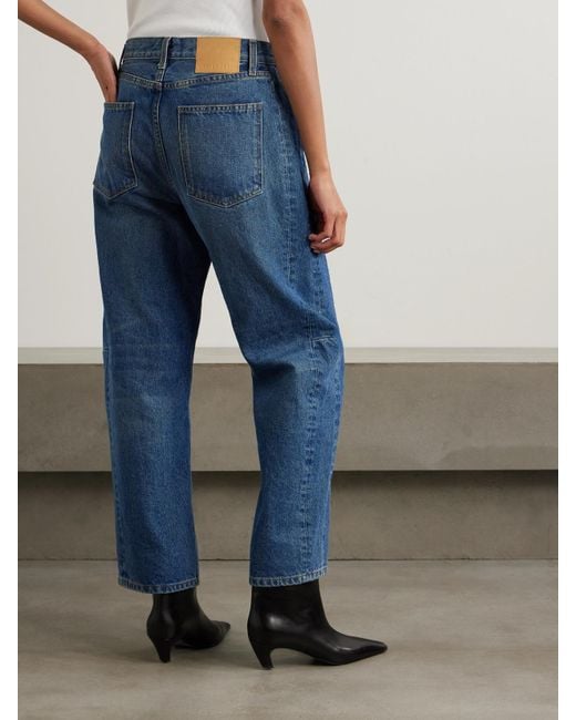 B Sides Blue Lasso High-Rise Wide-Leg Jeans