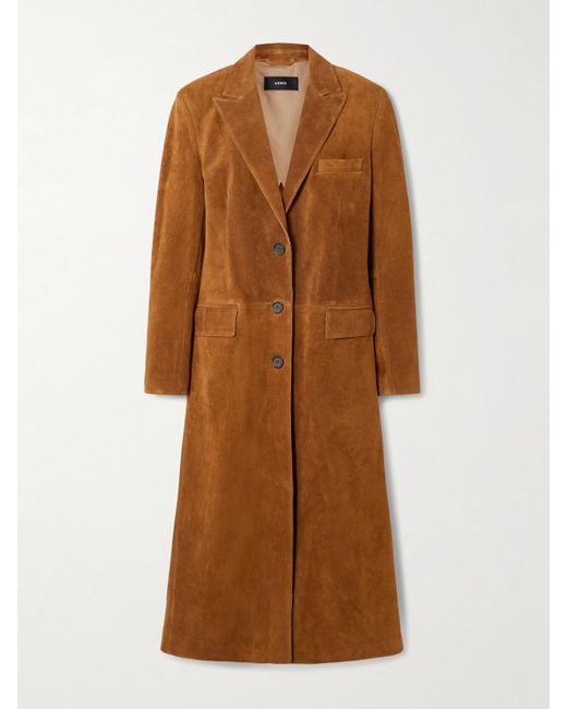 Arma Brown Alissa Suede Coat