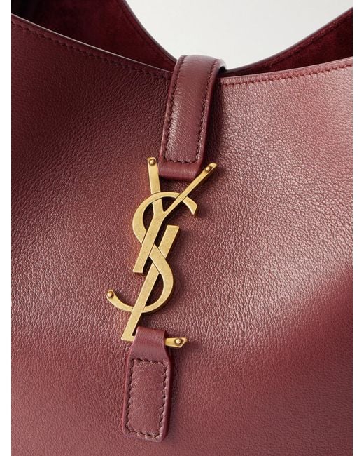 Saint Laurent Red Le 5 À 7 Leather Shoulder Bag