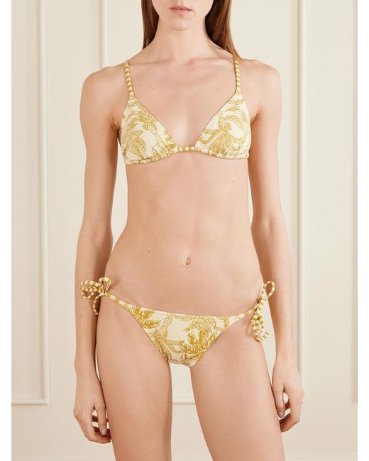 Eres Metallic Voyage Solarium Printed Bikini Briefs
