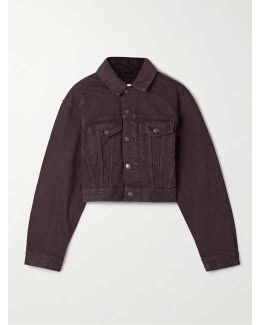 Agolde Brown Radley Jeansjacke