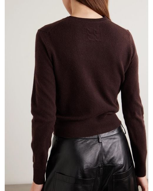 Nili Lotan Purple March Cashmere Cardigan