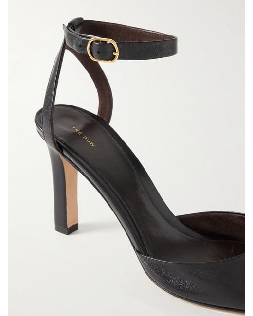 The Row White Carla Pumps Aus Leder