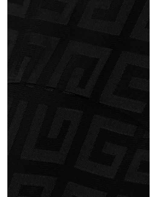 Givenchy Black Jacquard Gown