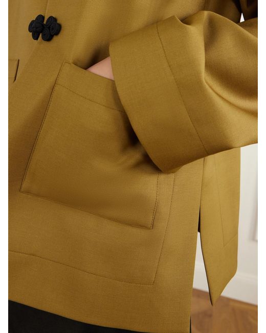 Rohe Green Virgin Wool And Mohair-Blend Jacket