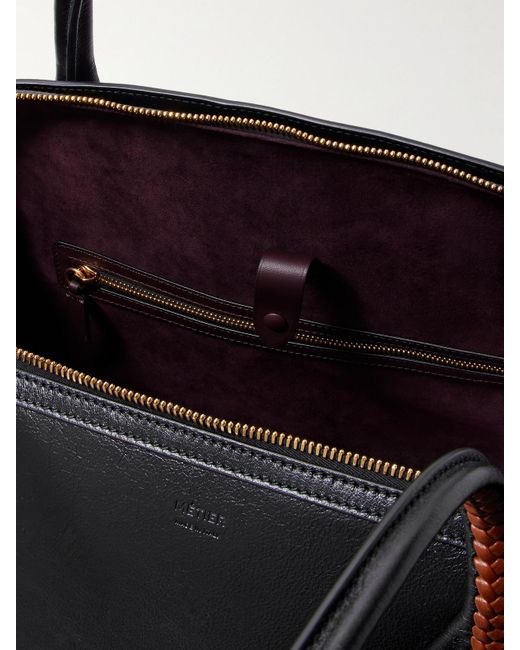 Metier Black Vérité Weekender Aus Leder