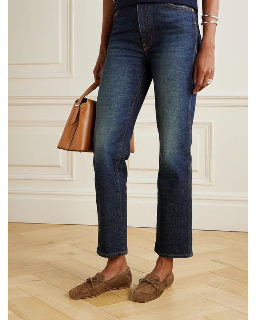 Aeyde Brown Jasper Loafers Aus Veloursleder