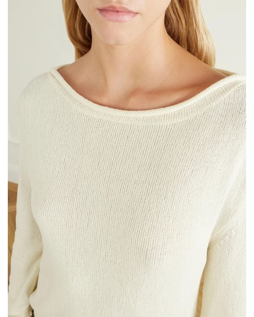 Kallmeyer Natural Yasmin Cotton-Blend Sweater
