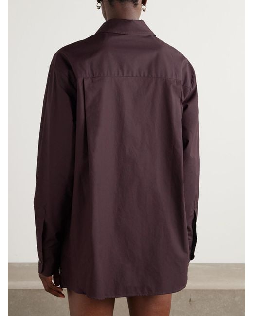 Chemise En Popeline De Coton Biologique Lui Frankie Shop en coloris Purple