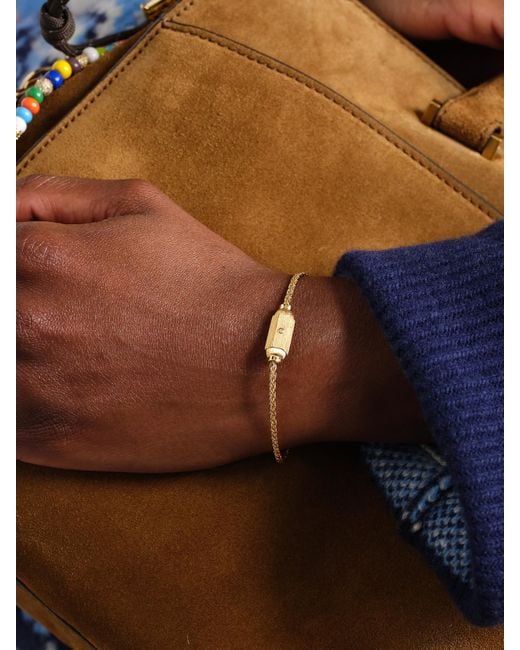 Marie Lichtenberg Natural Micro Coco 18-Karat Diamond Bracelet