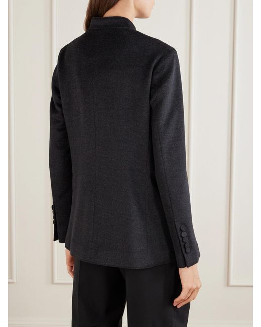 LIBEROWE Black Alexander Brushed Wool And Cashmere-Blend Blazer