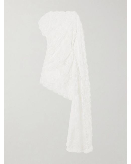 pins and needles lace dress Midsummer Lace Round Neck Gown – Cream main image 0
