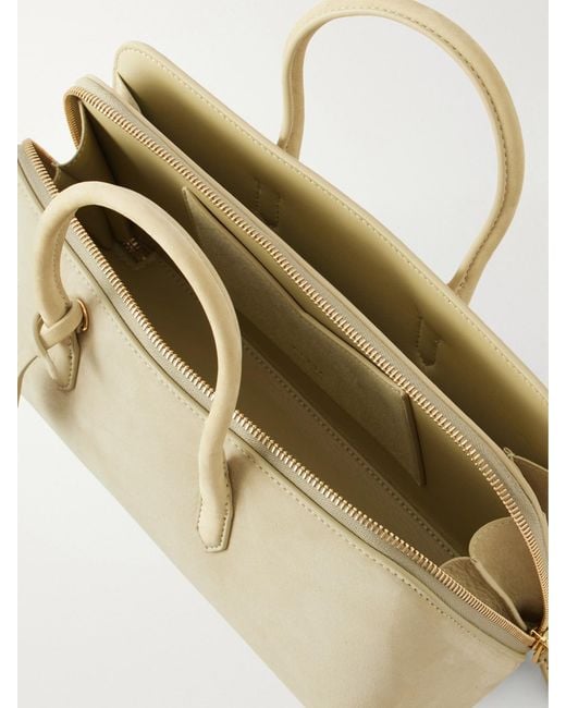 Alaïa Natural Delta Suede Tote