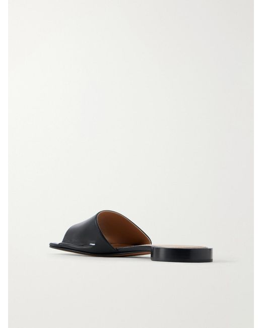 Maison Margiela White Tabi Split-Toe Leather Flats