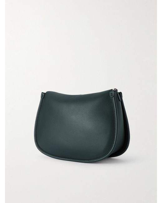 Etro Blue Schultertasche Aus Leder