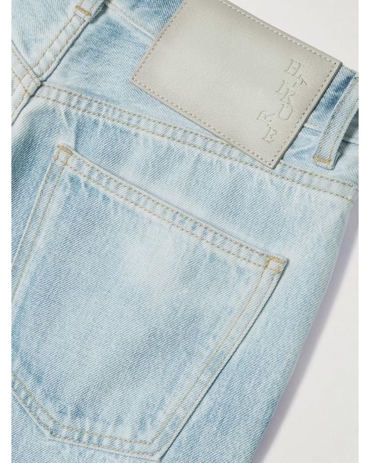 Haikure Blue Korea High-Rise Wide-Leg Jeans