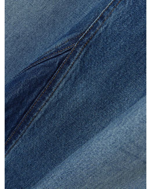 Jupe Midi En Jean Dorothy FRAME en coloris Blue