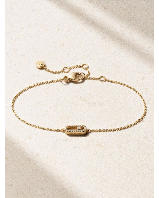 Messika Natural Move Uno 18-Karat Diamond Bracelet