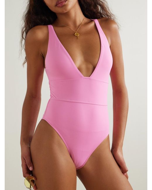 Melissa Odabash Pink Caribbean Swimsuit