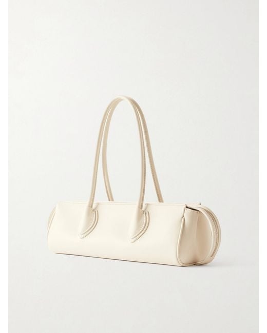 Khaite Natural Donna Leather Shoulder Bag