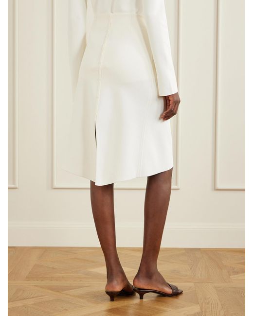 Totême Natural Jersey Midi Skirt