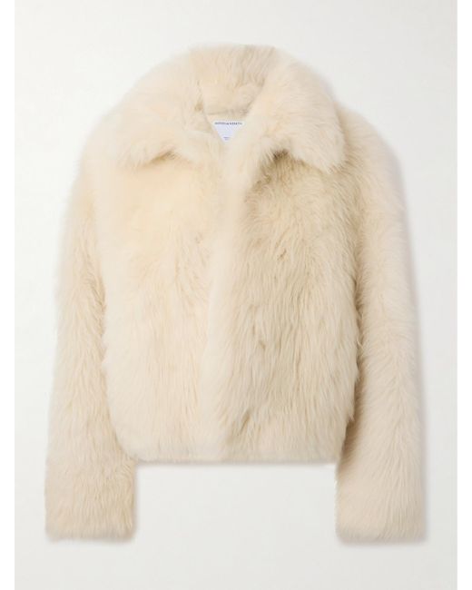 Veste En Peau Lainée Bottega Veneta en coloris Natural