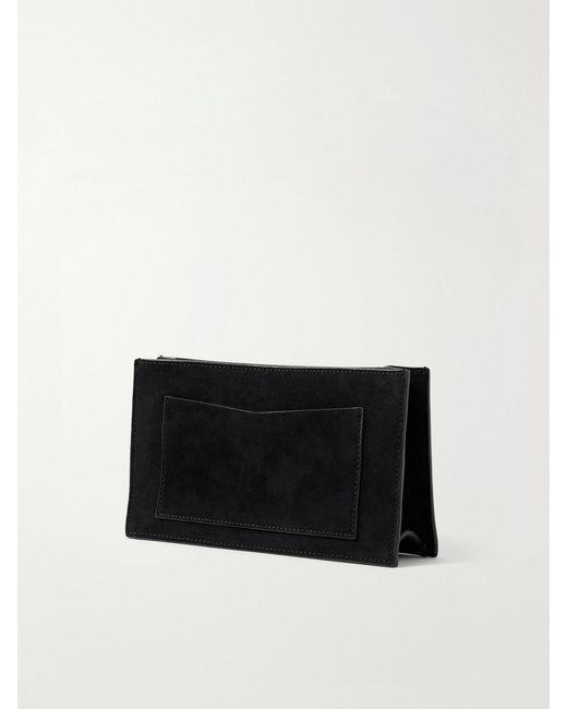 Metier Black Ease Suede Clutch