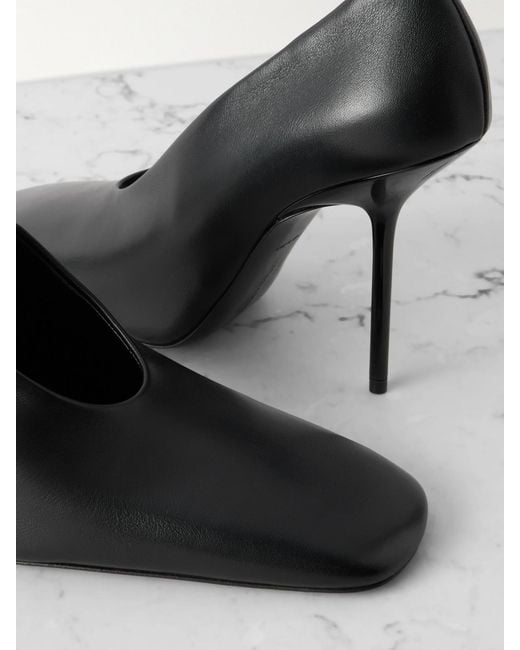 Victoria Beckham Black Olivia Leather Pumps