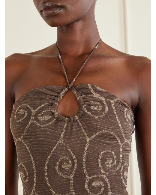 SARA CRISTINA Brown Bahia One-Piece
