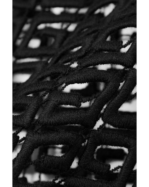 Givenchy Black Wool-Blend Guipure Lace Jacket
